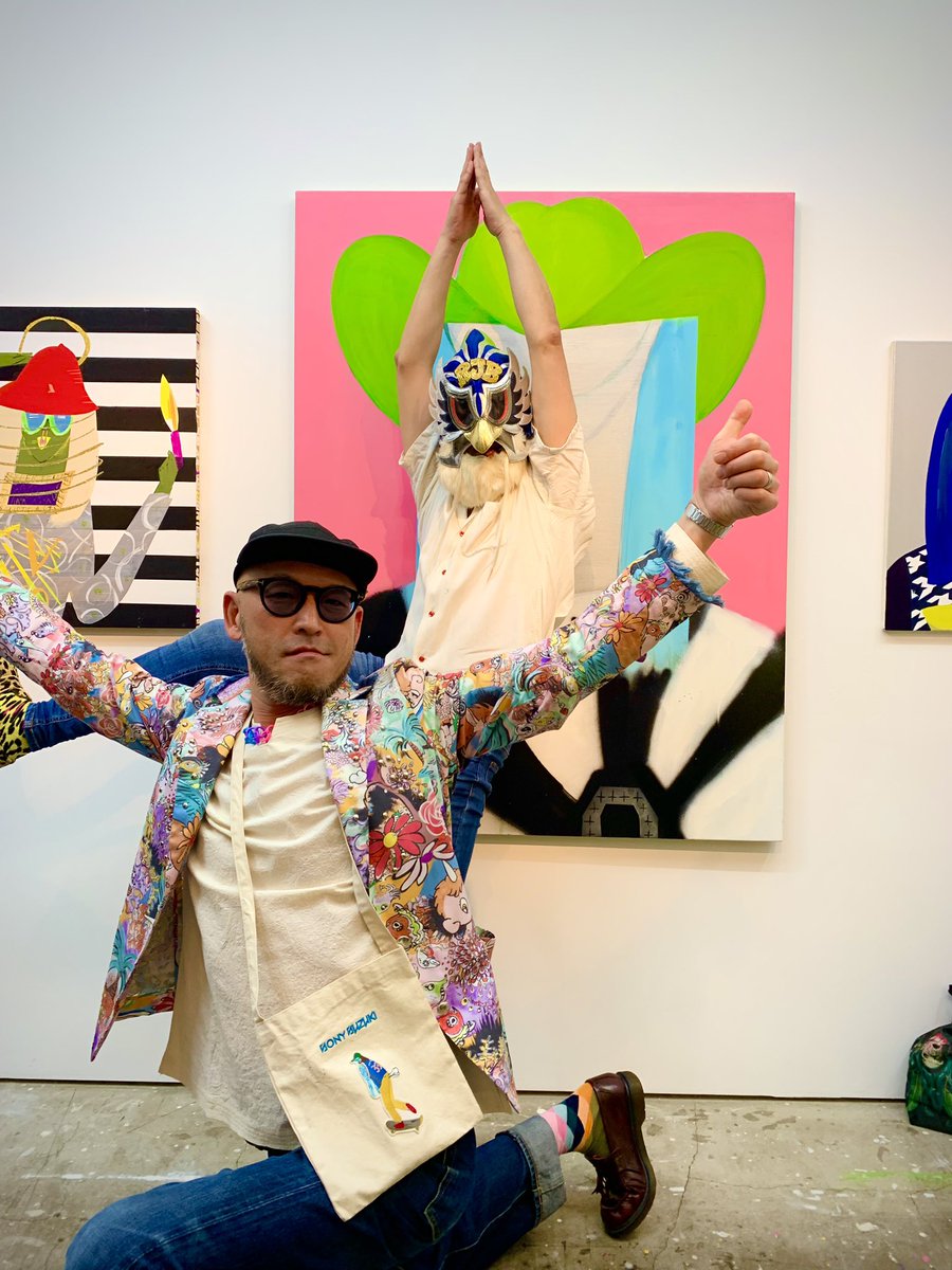 RockinJello's tweet image. 思わず踊り出したくなる！Sony Suzuki氏の個展に行って来た

ソニー・スズキ 個展
「How my heart sings」

2023年5月20日(土)～6月4日(日)
木曜～日曜 12:00～18:00
月曜～水曜 休み
会場：WISH LESS gallery （東京都北区田端5-12-10)

@sony_suzuki @wish_less
#wishless #wishlessgallery