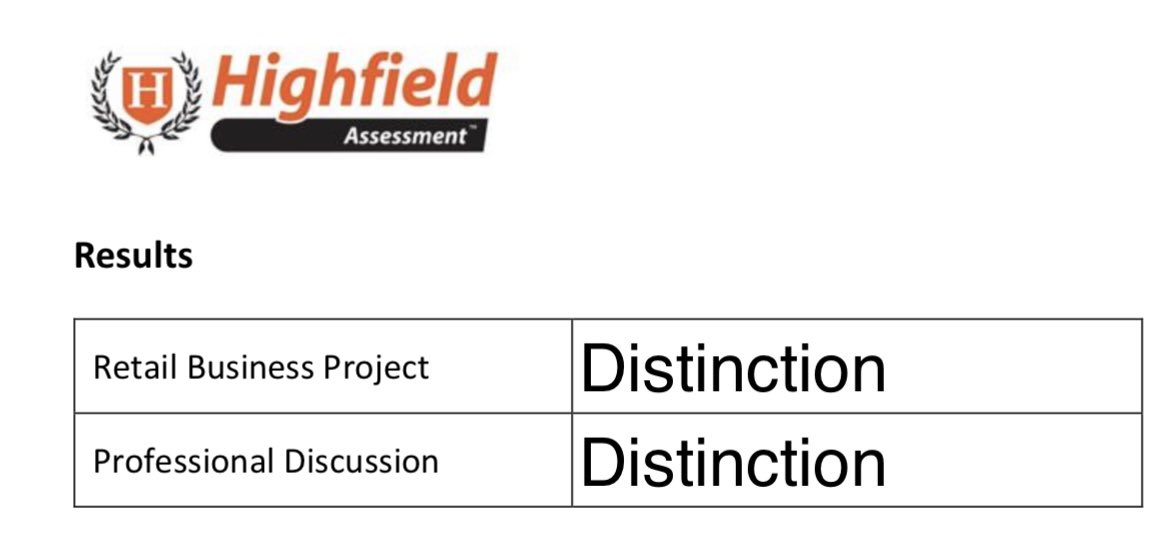Super happy to be signed off my Level 4 <a href="/coopuk/">Co-op</a> Apprenticeship with a Distinction! #apprenticeship <a href="/coopukcolleague/">Co-op Colleagues</a> #success