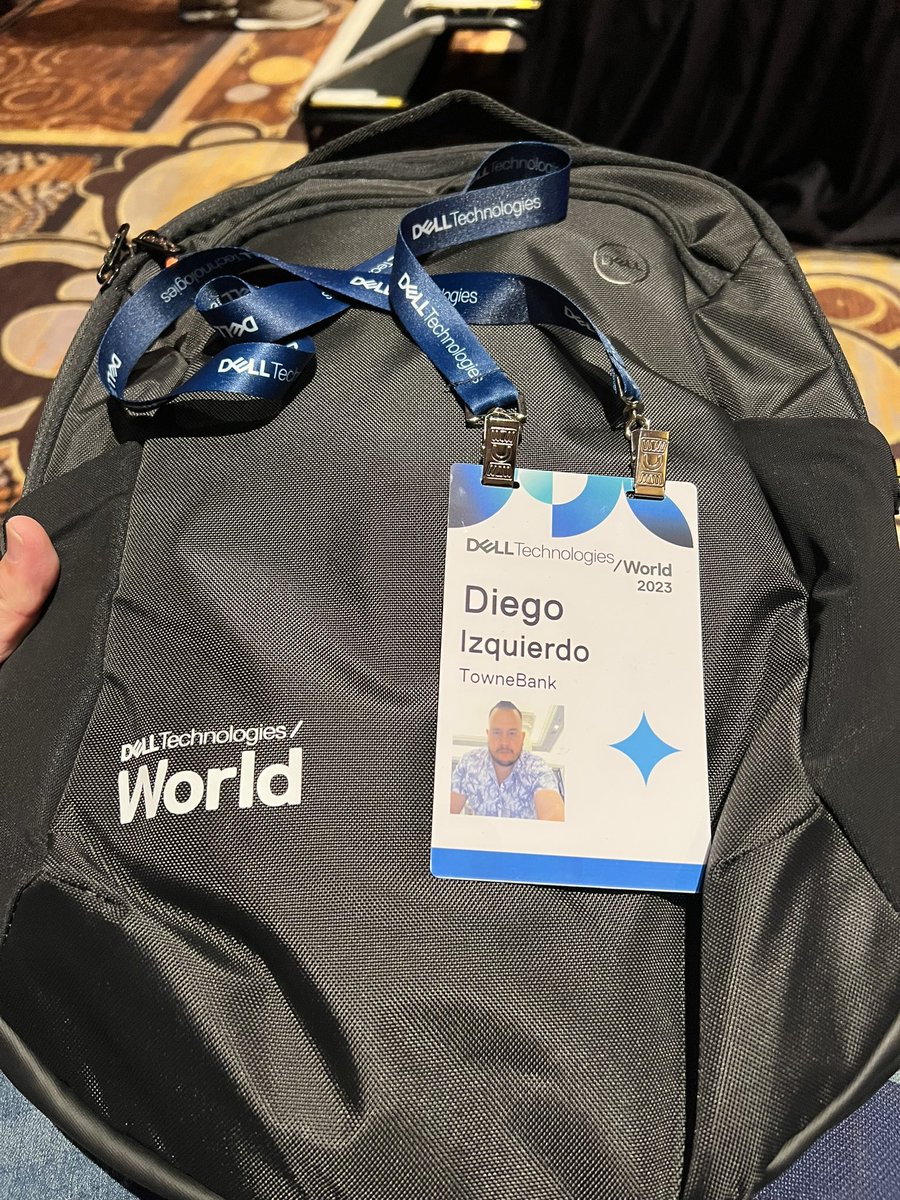 Attending #DellTechWorld! Let's go!