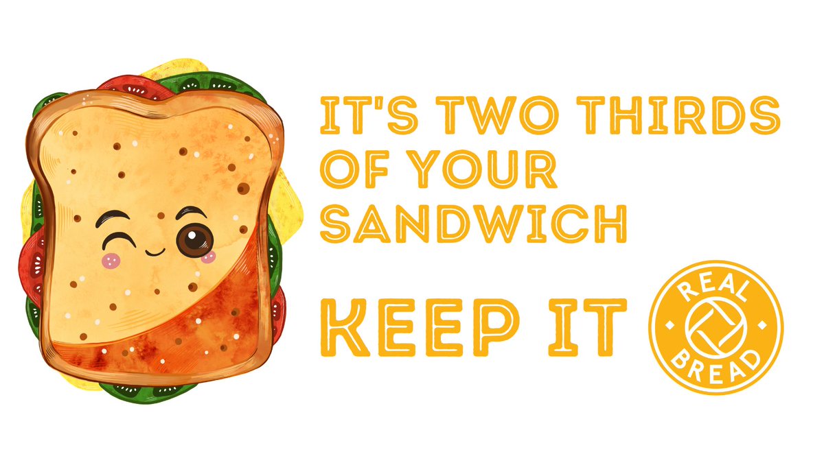 A sandwich without Real Bread is a *BLANK* sandwich.

(Insert your own adjective.)

Make your own Real Bread or look for The Loaf Mark. realbreadcampaign.org 

#RealBreadCampaign #sandwichweek  #BritishSandwichWeek #ilovesandwiches #sandwich