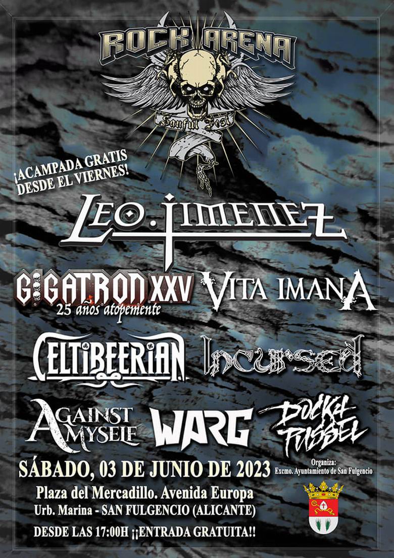 rockcircus77's tweet photo. Leo Jiménez, Gigatrón, Vita Imana o Celtibeerian entre otros en el #RockArena Festival 2023 - https://t.co/joLNn8lCSz https://t.co/TWIIBRQLZd