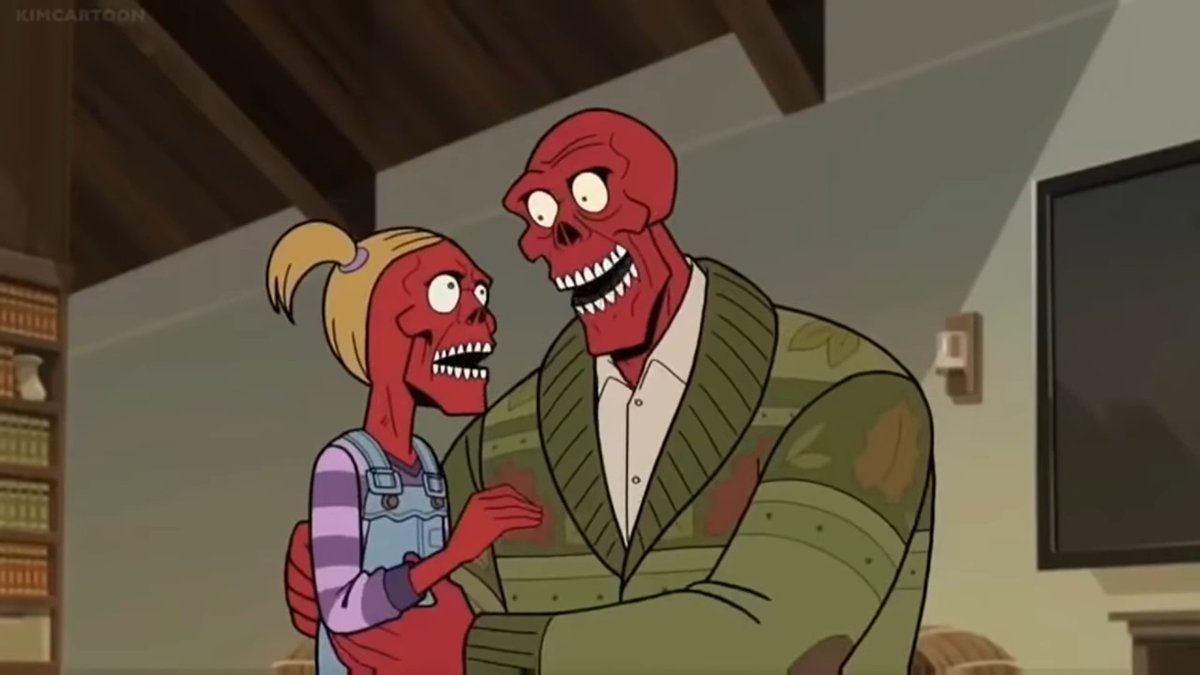 Super-Villain who's also a caring parent (I only know Red Death)