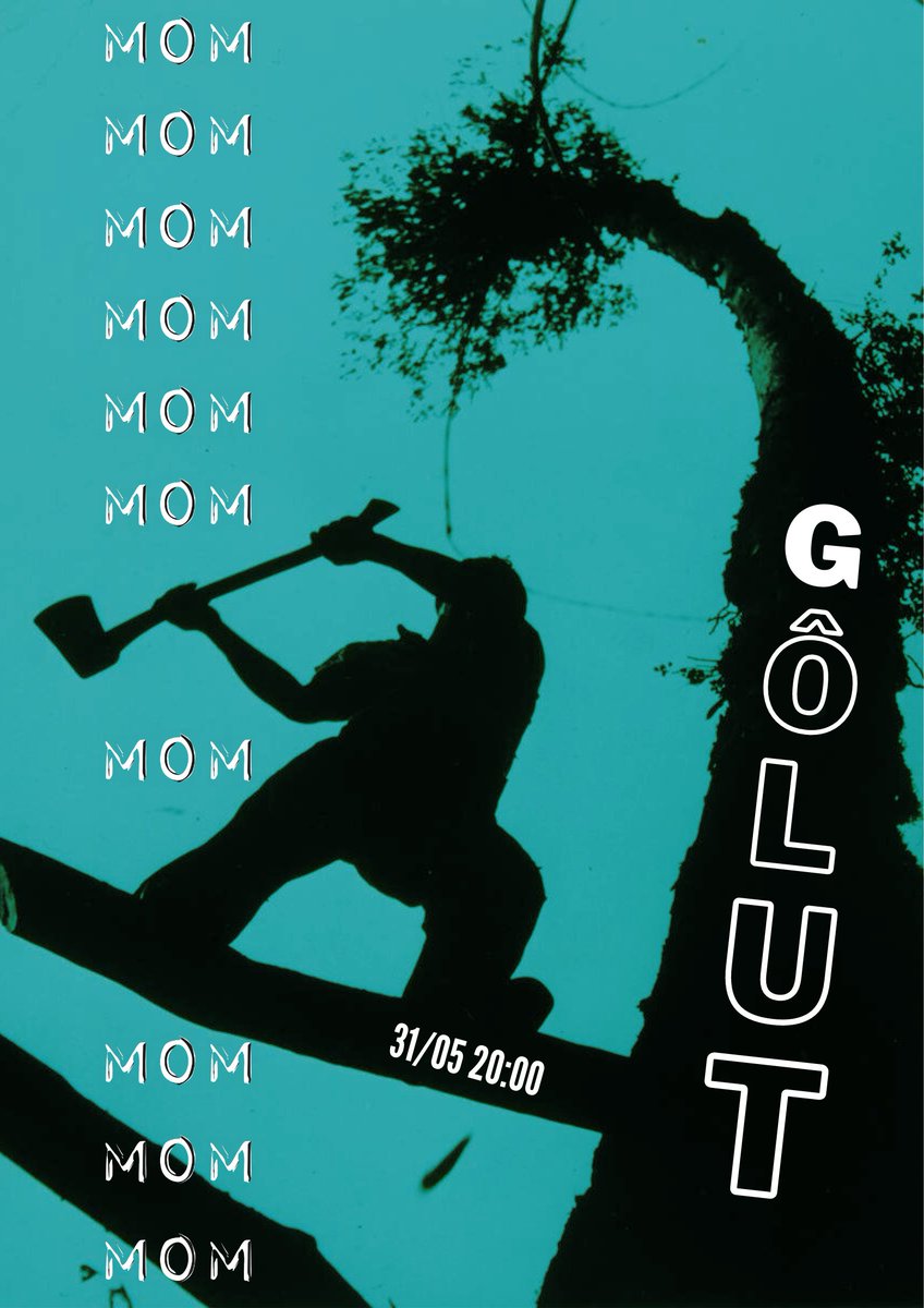 Este es el próximo concierto en el ya mítico espacio M.O.M y acontecerá el miércoles 31 de mayo a las 20:30 h. Nos visita el dúo barcelonés GÔLUT y va a ser bello e intenso. Acude, disfruta y apoya la cultura autogestionada.