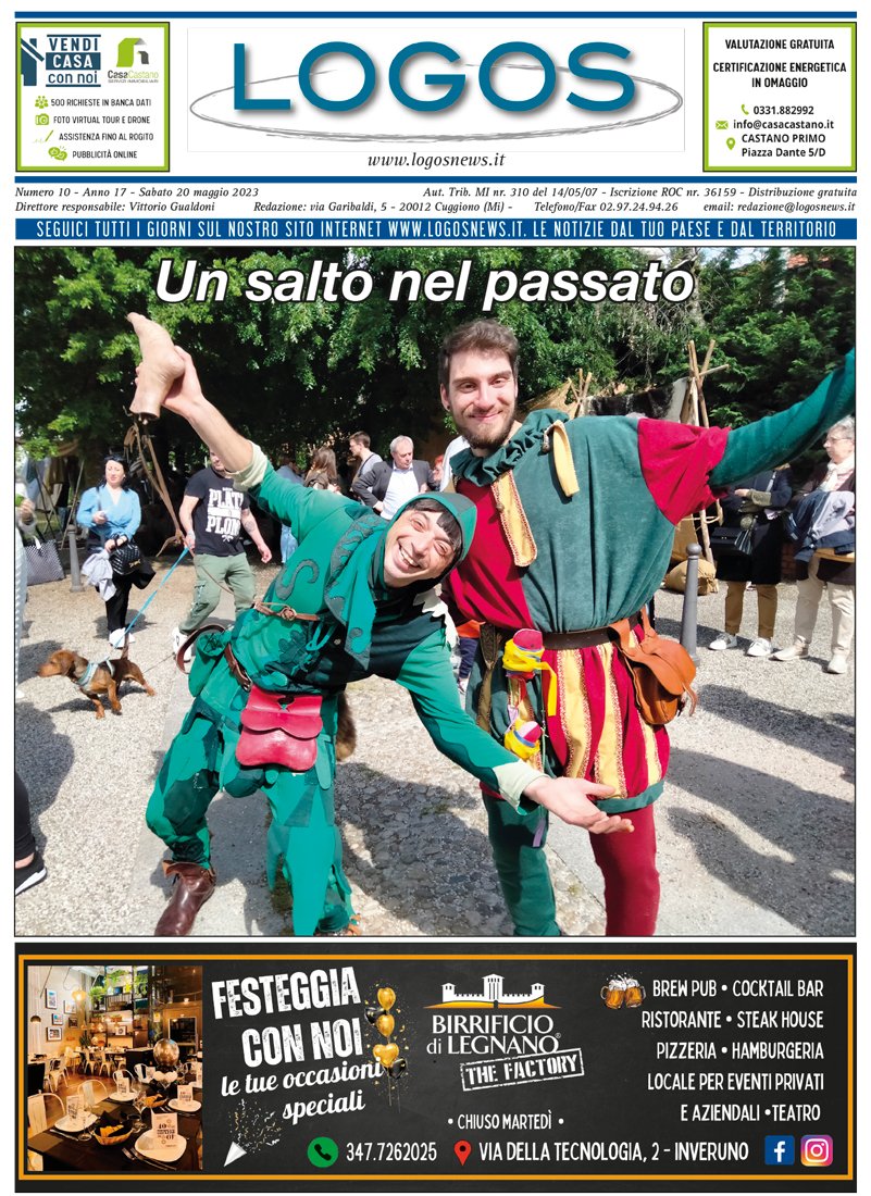 Non hai ancora letto Logos di sabato 20 maggio? Scaricalo ora! (mercato immobiliare del territorio; eventi e rievocazioni nei paesi; appuntamenti e iniziative) Clicca qui per scaricare l'edizione completa direttamente da casa: logosnews.it/sites/default/…
