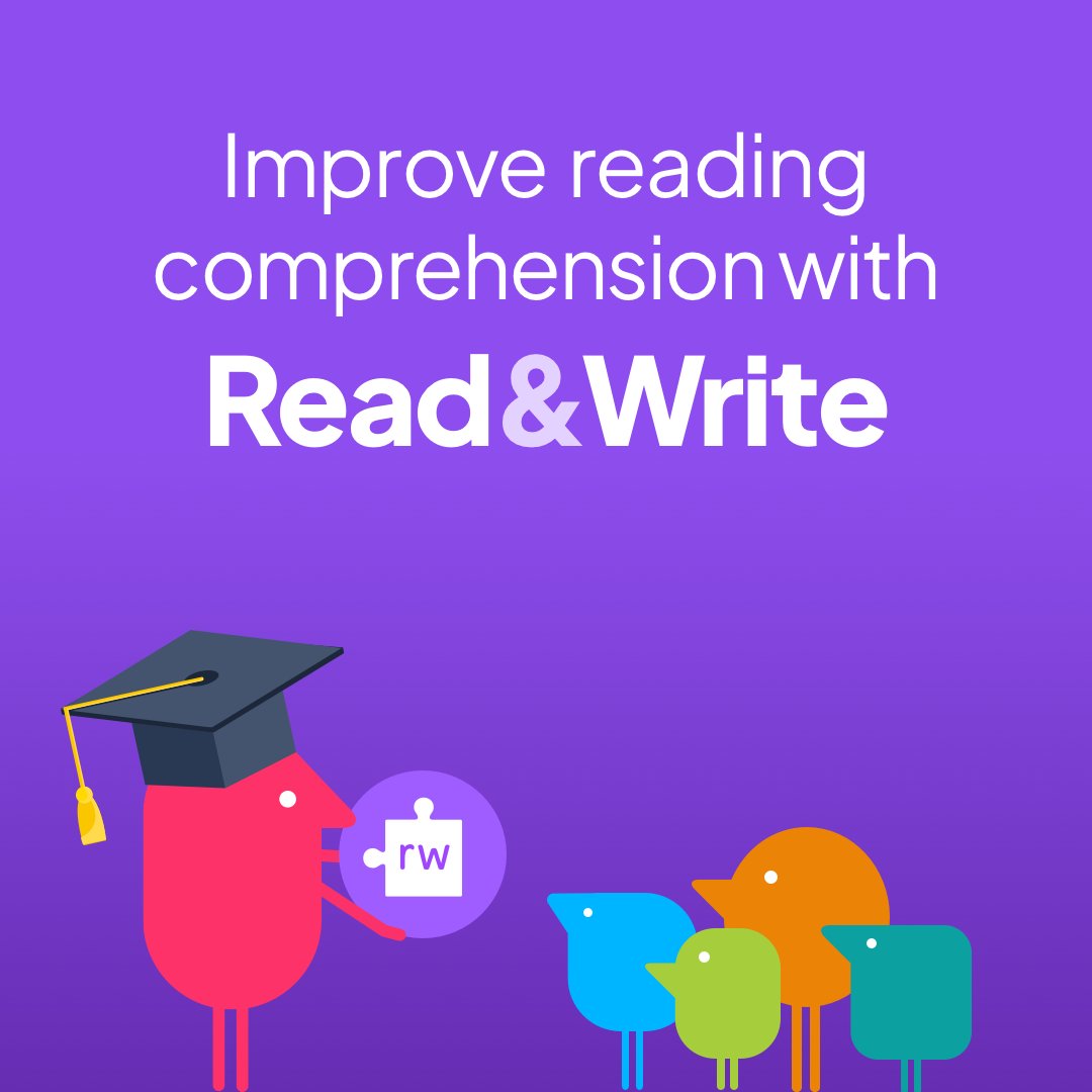 Are you looking help your students' improve their reading comprehension? Here’s how Read&amp;Write can help learners understand and engage with class content independently to close the achievement gap: text.help/lphTIO