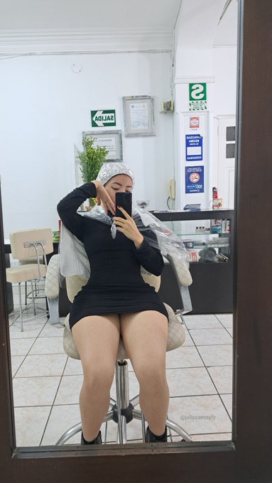 Les cuento que fui al spa  y aproveche que la chica se fue a traer un producto y me saque el calz&oacute;n para