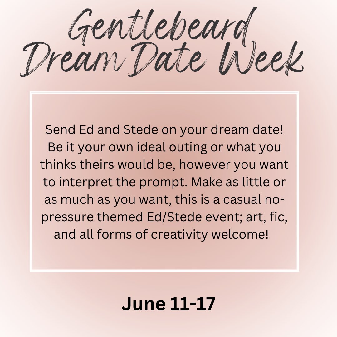gbbgevents's tweet image. GBBG’s next event is starting soon! Here’s a sneak peek at what it entails so you can start planning your creations now #ofmd #gentlebeard #ofmdnsfw #gbbg