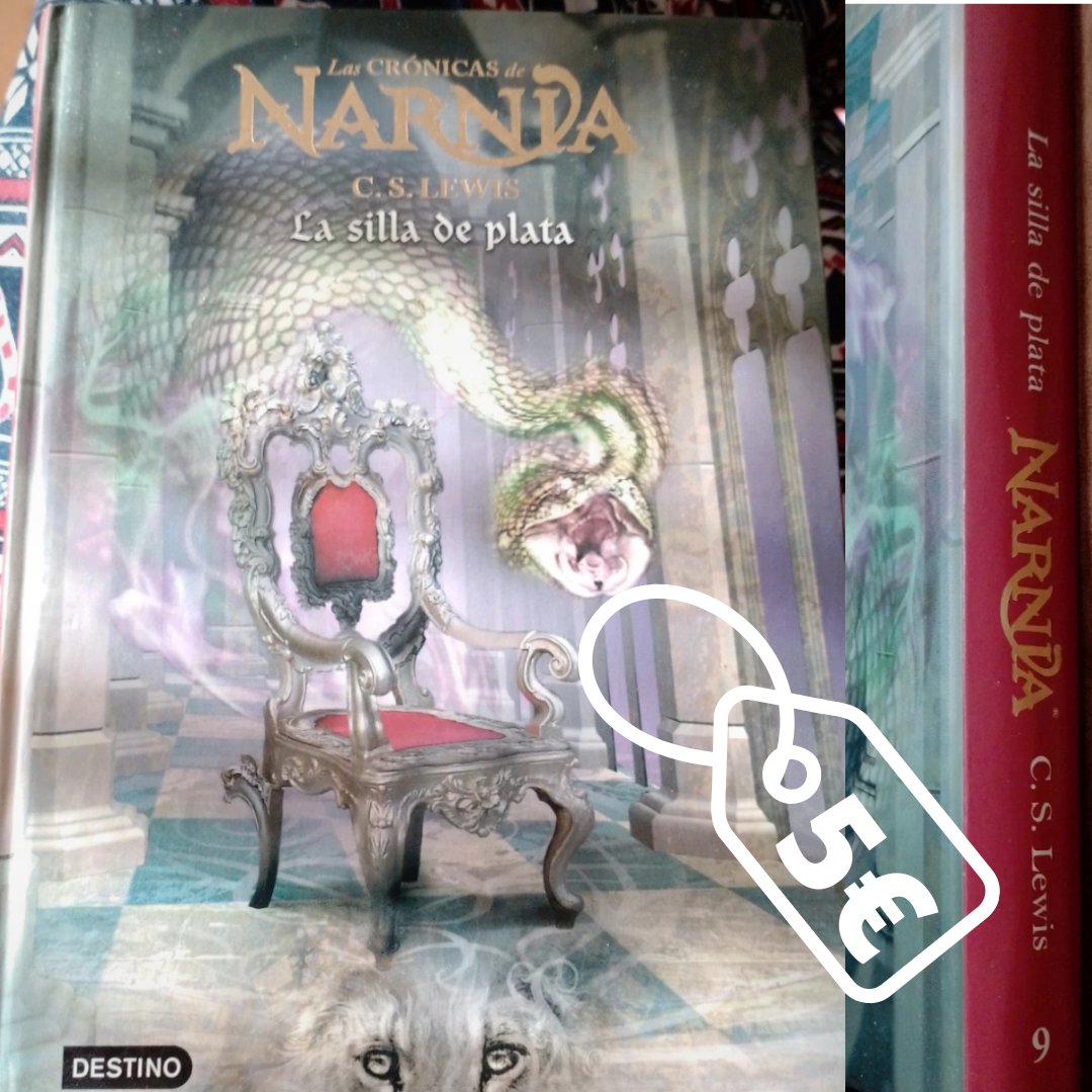 Mi_armario_'s tweet photo. Las crónicas de Narnia: la silla de plata
Libro 6

https://t.co/U0xZWDHTJs

#libros #librosjuveniles #lascronicasdenarnia #lasilladeplata #vinted #segundamano #segundavida https://t.co/u7nQ1zEDGw