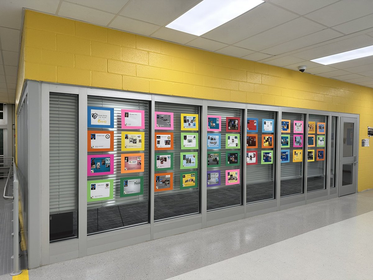 As our AVID seniors finish their last week of school… here is a sneak peek of where they plan to land. #thisisavid #collegebound <a href="/principal_durr/">Dr. Ryan Durr</a> <a href="/MeadeHSAACPS/">MeadeHSAACPS</a> <a href="/AVIDAACPS/">AVIDAACPS</a>