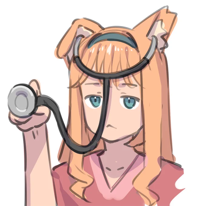 描いてて思ったけど心音聞きづらそうだな