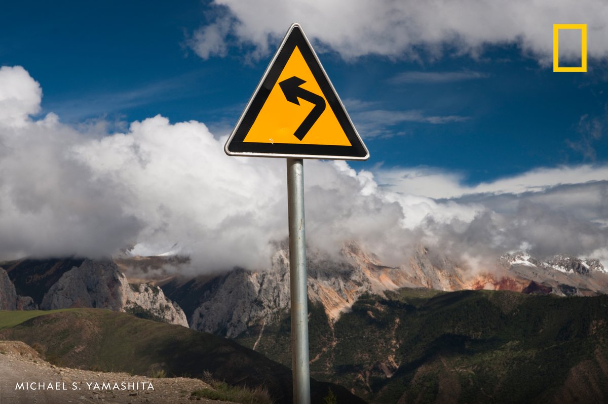 Zar Gama Pass, the highest vertical climb in Tibet, China.