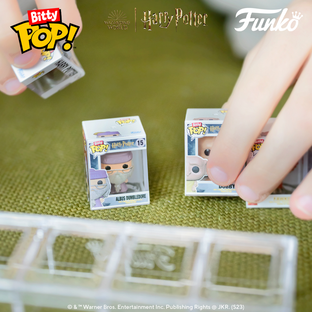 FunkoTrack's tweet photo. @OriginalFunko: Bitty Reducio! ✨ New Funko Bitty Pop!, it’s a bit of fun for everyone! Let us know in the comments who you think the mystery Bitty Pop! that Shall Not Be Seen is in each pack. https://t.co/D8OmBCBlNW #Funko #FunkoBittyPop https://t.co/xWImZoy30d