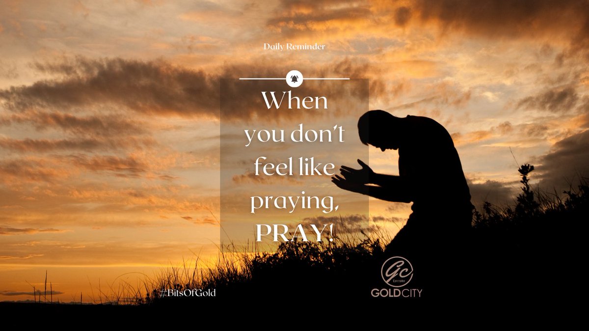 thegoldcityqt's tweet photo. “When you don’t feel like praying, PRAY!” -Kyla Rowland 
#goldcity #pray #bitsofgold #inspirationalquote #lyrics #music #motivation https://t.co/7WfmbtqqeB