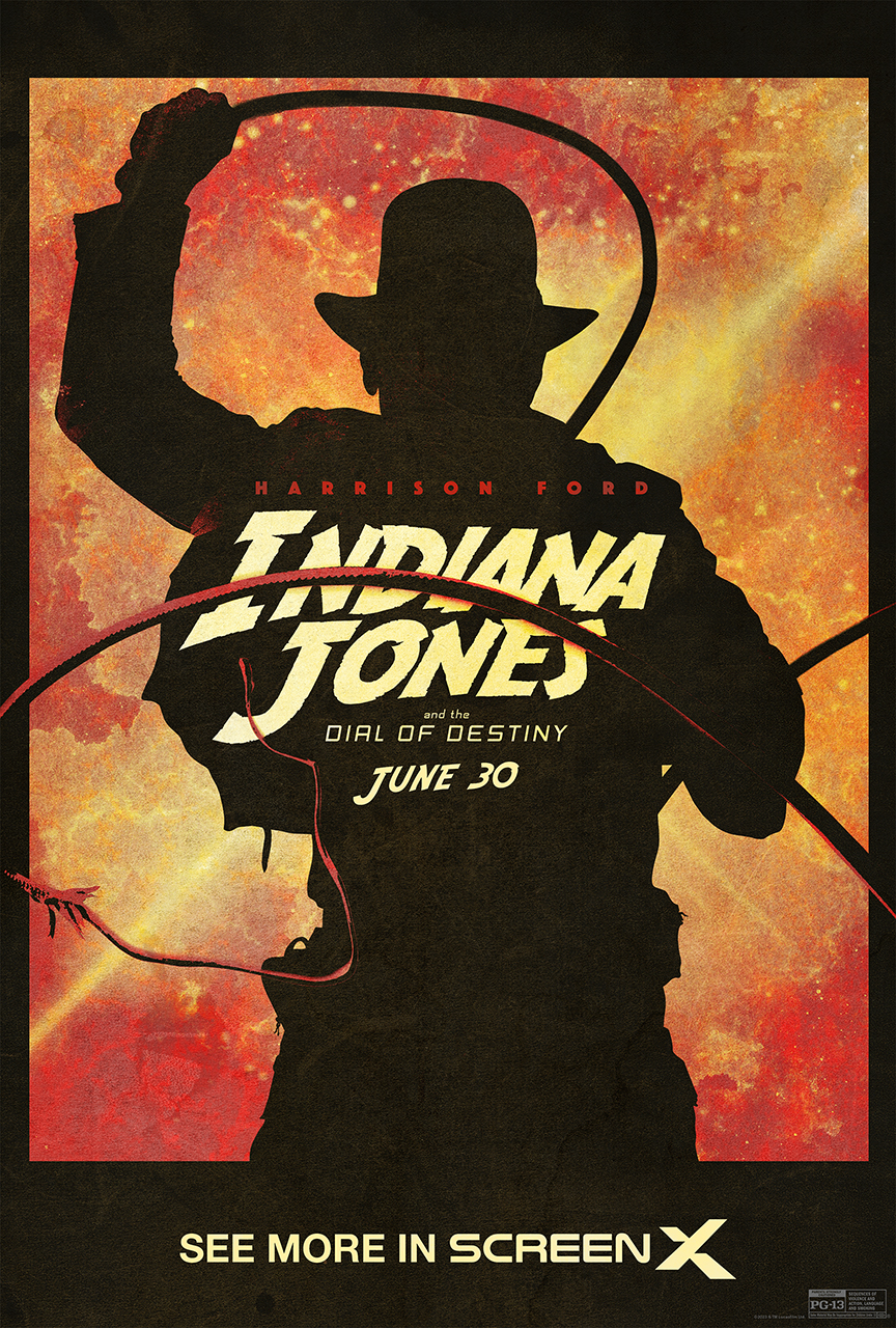 Indiana Jones and the Dial of Destiny ScreenX poster