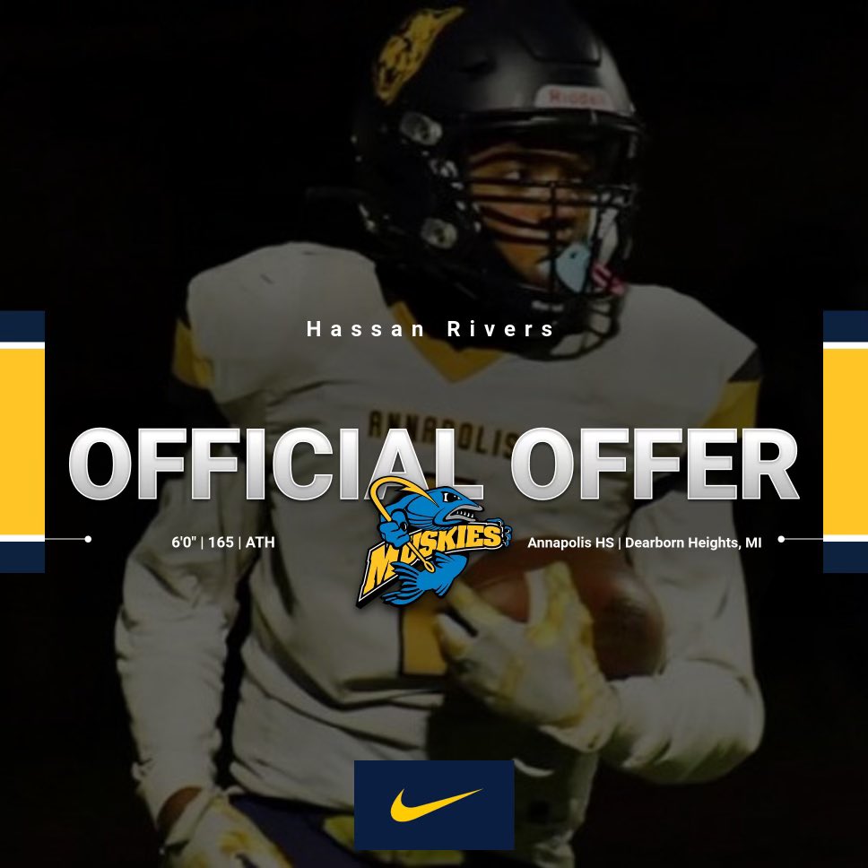 Blessed to receive my first offer from Lakeland university 💛💙 <a href="/LUMuskieFB/">Lakeland Football</a> <a href="/CoachLehto/">Joey Lehto</a> <a href="/TheDZone/">TheDZone</a> <a href="/DHAHSCougars/">Dearborn Heights Annapolis Football</a>