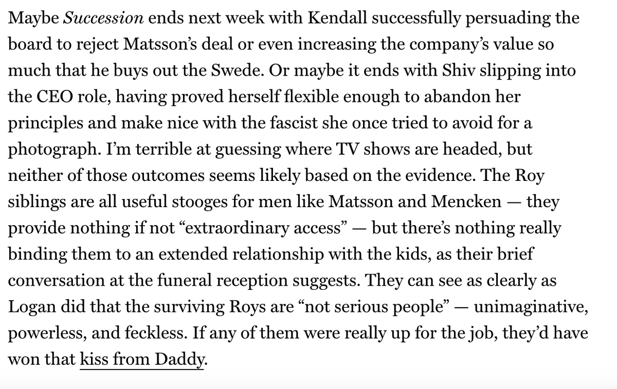 Ross Douthat on Twitter "This is a good summary of why the tilt toward