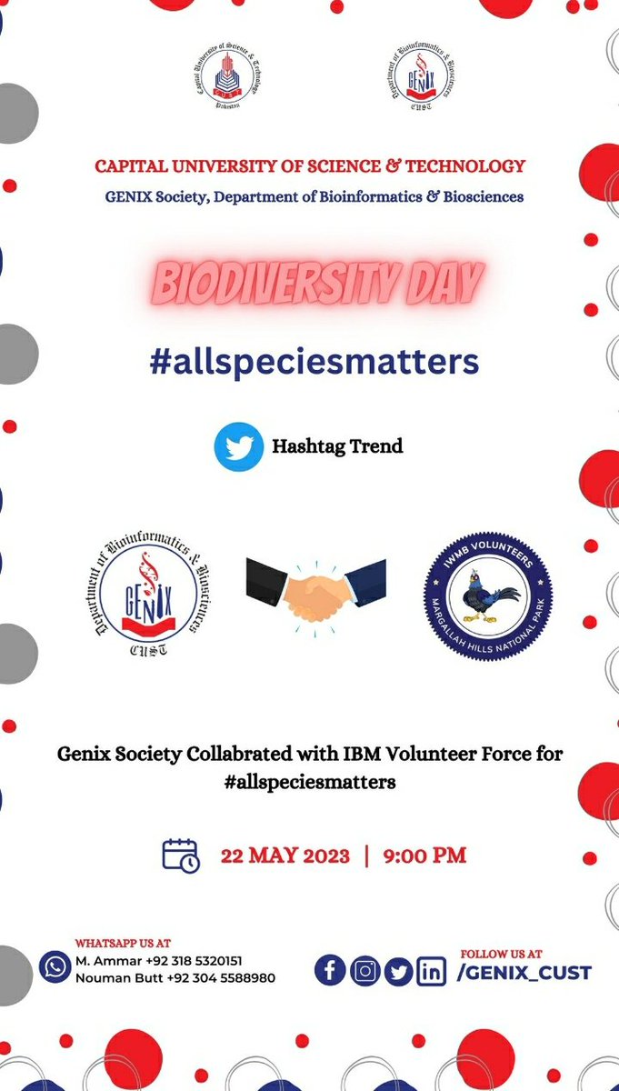 Ayesha_11_Zafar's tweet image. #allspeciesmatters
#SaveMHNP
#IWMBVolunteers
#allspeciesmatters 

Protecting biodiversity is not a choice; it is our responsibility to ensure the survival of our planet and future generation. 🌏

Save the environment, save the species 🐾🌏