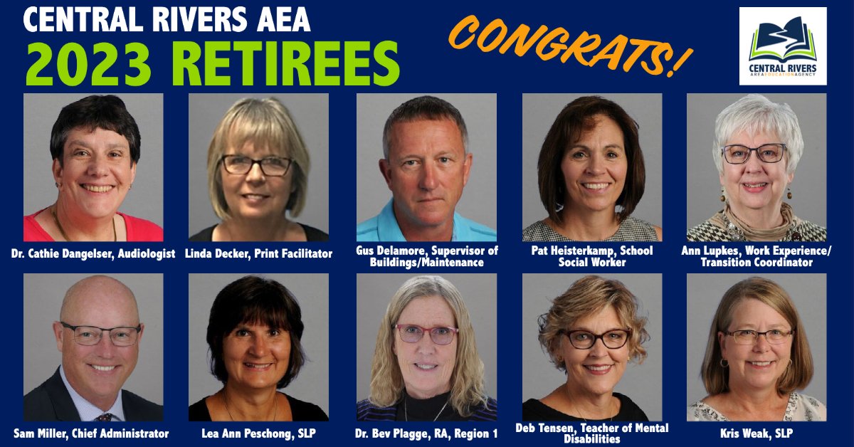 Congratulations to all of our 2023 #CRAEA retirees! Thank you all for your years of commitment and service. Your passion &amp; dedication made a difference for our students, families &amp; communities.

Have a happy retirement &amp; enjoy this new phase of your life! 🎉
#happyretirement