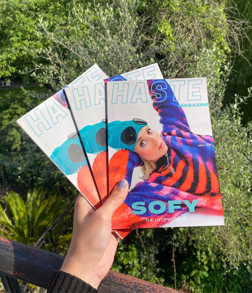 Issue 3 baby!!!!! Last week was so much fun being able to share our Utopia issue with you!

Keep your eyes peeled for more BTS and peaks of inside issue 3 👀 and purchase an issue via the link! 

haste-magazine.sumupstore.com/product/the-ut…