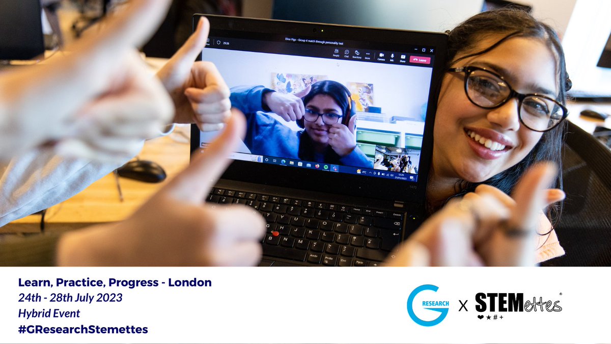 Stemettes's tweet photo. Boost your professional development in 2023- learn, practice &amp; progress with @Stemettes &amp; @GRESEARCHjobs &amp; gain a #Python certification 🎉

 🚀 24th - 28th July 2023 
 🚀 Ages 15 - 25 

Sign up here - https://t.co/klXY5lHlo5

#GResearchStemettes https://t.co/QsotI97vSE