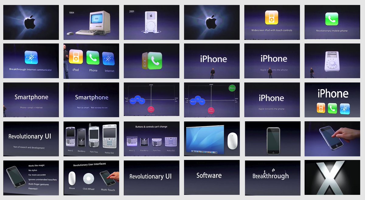 ehdecker's tweet photo. Steve Jobs liked goofy animations & transitions.
The iPhone launch deck on-a-page.
#slidelife https://t.co/4mPiaW3pwl