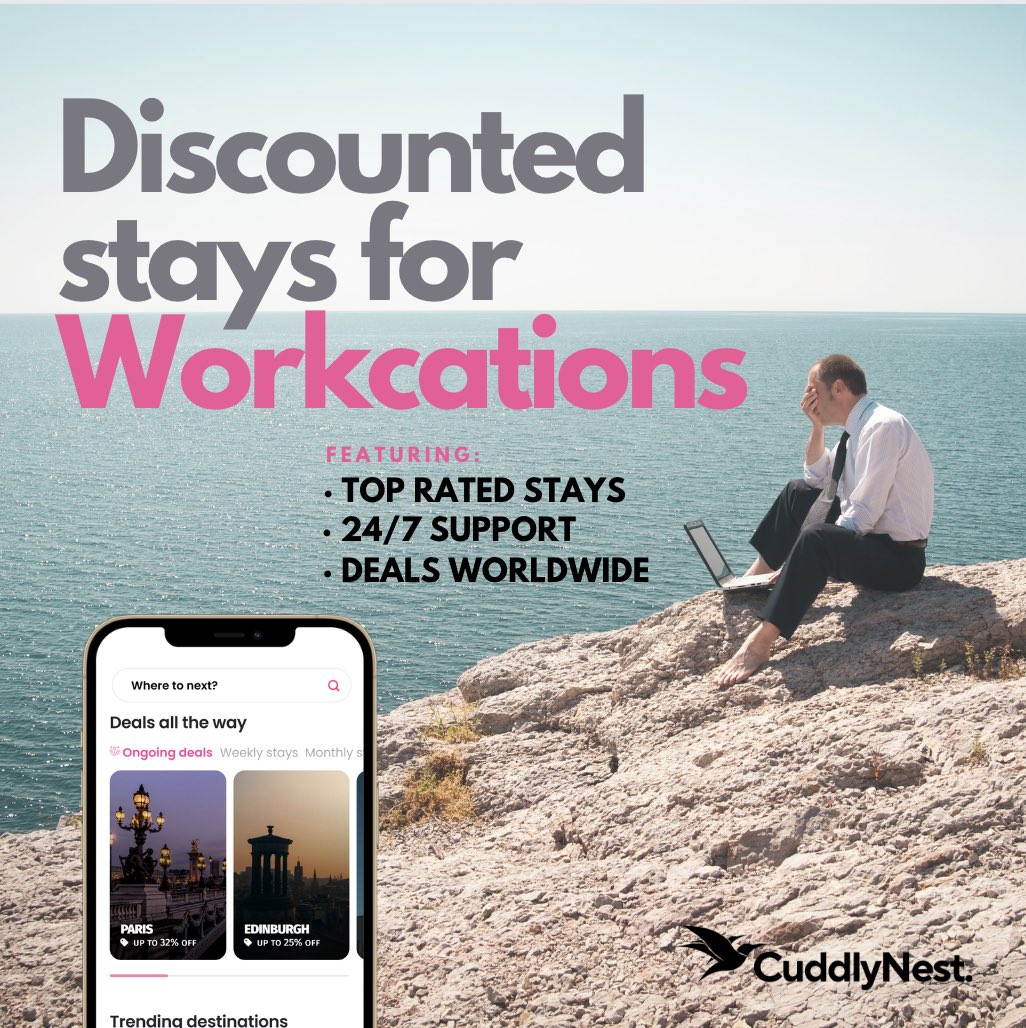 Deals on accommodation worldwide!

Explore millions of stays across 80,000 cities, only on CuddlyNest!

#workation #travel #staycation #vacation #travelgram #travelphotography #nature #goa #workfrommountains #workfromanywhere #workandtravel #wanderlust #workanywhere…