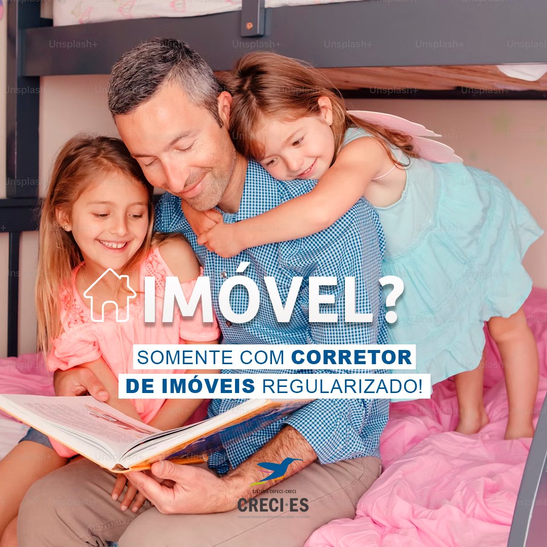 crecies's tweet photo. #ImóvelSomentecomCorretor
✅Você tem filhos pequenos e está pensando em comprar um imóvel? 

💡🏠E na hora de escolher o profissional que irá fazer a intermediação imobiliária desse imóvel, pesquise se ele possui registro no CRECI-ES, acesse:
https://t.co/tp9NwTkgRv https://t.co/Us1W0vrroy