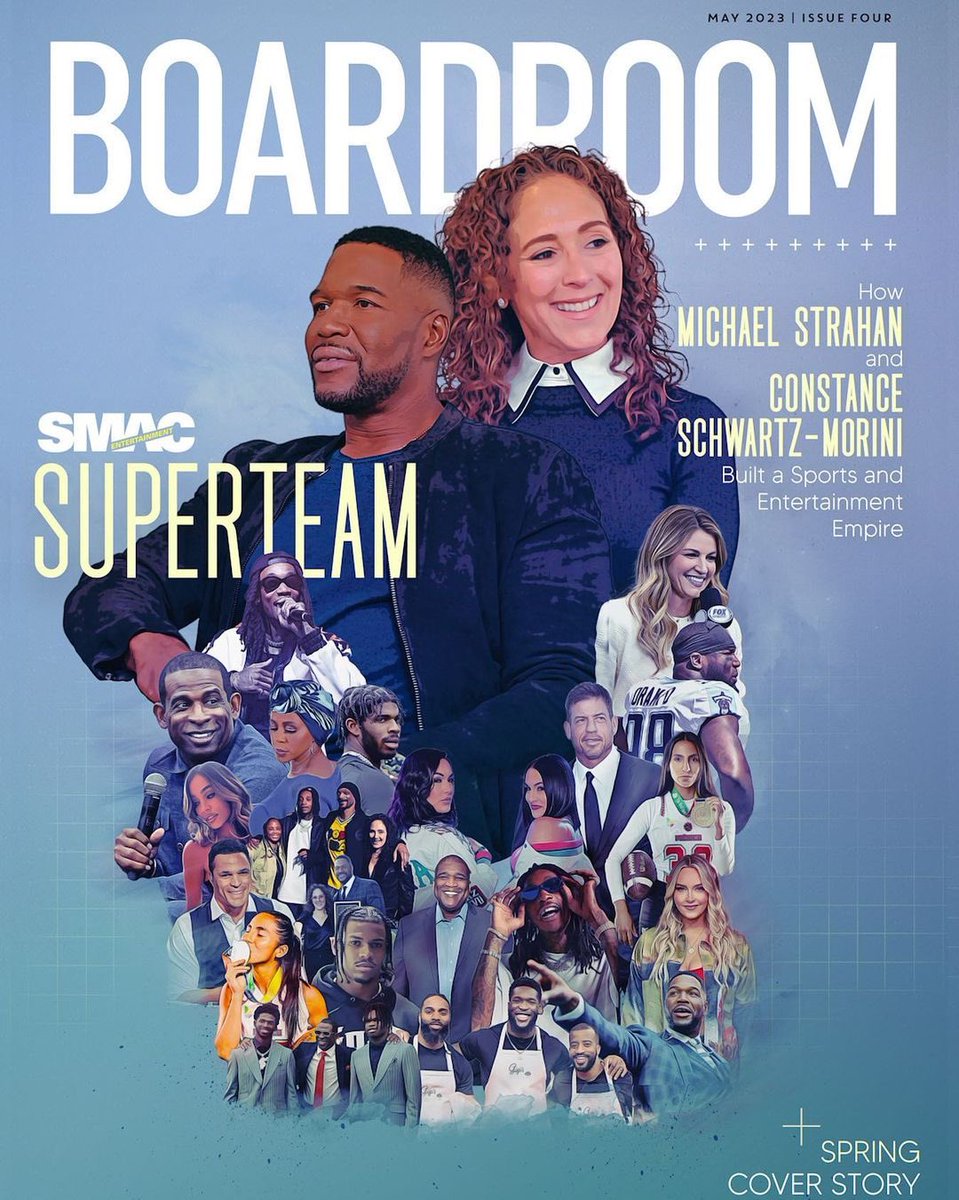 Inside Michael Strahan And Constance Schwartz-Morini's Superteam at @SMAC! Thank you @boardroom and @richkleiman for having @michaelstrahan and I on! 👊👊 youtu.be/2x0y_w86Uzk via @YouTube