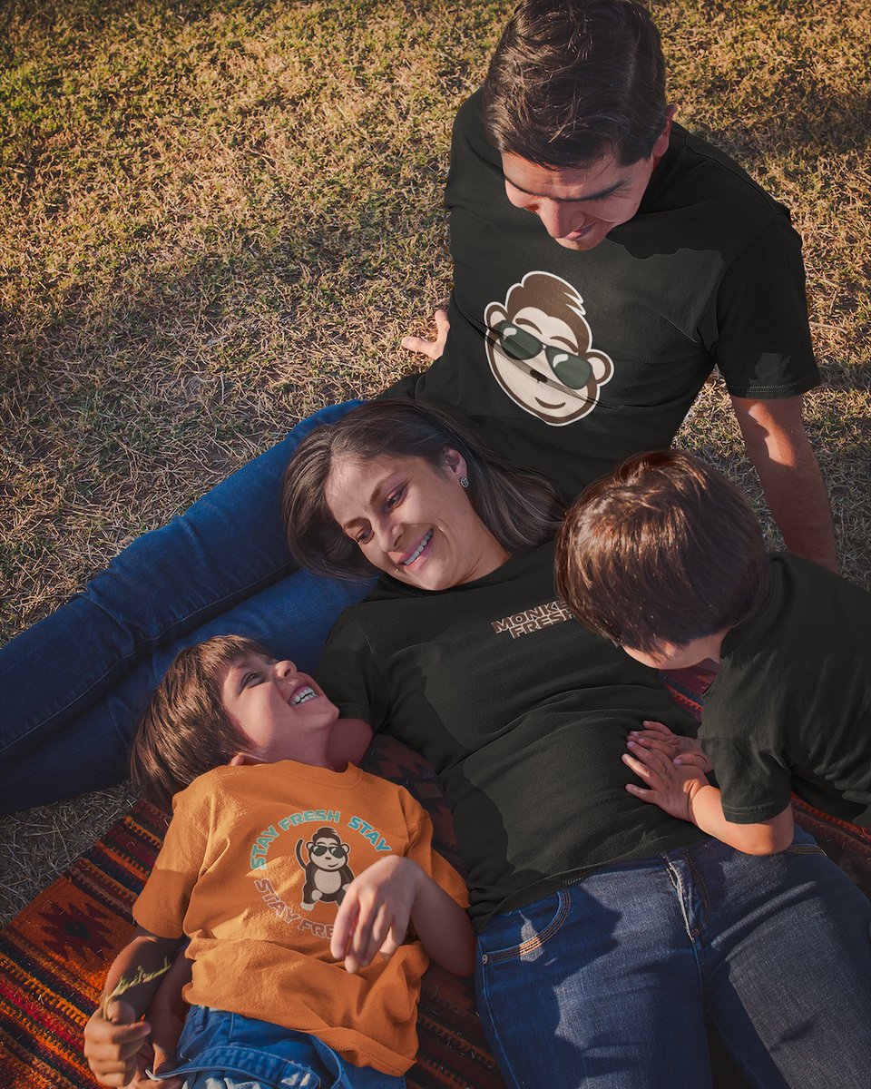 ShopMonkeyFresh's tweet photo. The #family that #dresses #Fresh ...Stays Fresh!
Shop #MonkeyFresh #apparel for the whole family now and #save 20% OFF your total order!
Get yours at 👉https://t.co/zgnybGiUrj
Use code SHOP20 for 20% OFF! #fashion #OotdStyle #OOTD #style #tshirts #hoodies #tanktop https://t.co/VaoIlp3EUV