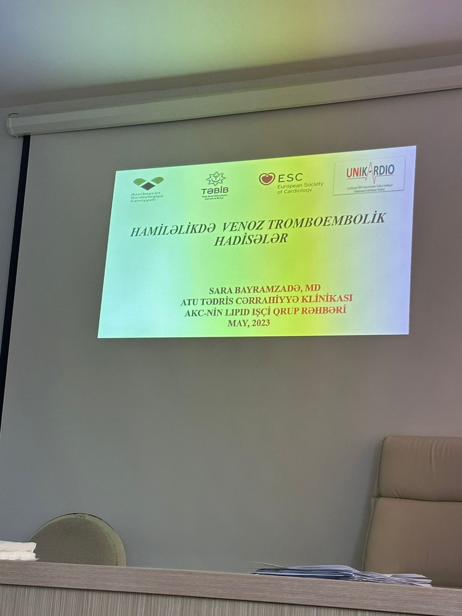 20.05.2023 tarixində Azərbaycan Kardiologiya Cəmiyyəti və TƏBİB-in birgə təşkilati ilə Sumqayıtda ginekoloqlar üçün “Hamiləlikdə venoz tromboembolik xəstəliklər” mövzusunda təlim keçirildi.
#akc #anaölümü #təbib #tromboemboliya #davamlıtibbitəhsil #kardioloqSaraBayramzadə