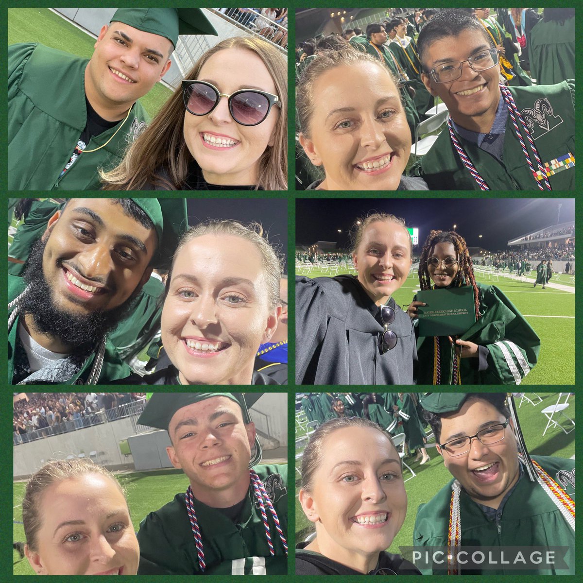 TaylorKratz1's tweet photo. Yesterday I got to witness some of my favorite people graduate and start the next chapter of their lives. 

Wishing the best of luck to the Mayde Creek Class of 2023!! 

#RPND #MaydeForThis #YouMaydeIt https://t.co/E9O3WVKZmx
