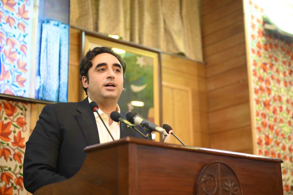 BBhuttoZardari's tweet photo. Addressed the Legislative Assembly of Azad Jammu &amp; Kashmir. Reiterated Pakistan’s unstinted support to the Kashmir Cause. Underscored that steps like Srinagar G-20 meeting can neither validate the Indian occupation nor dampen the spirit of Kashmiri people. #KashmiriVoicesMatter https://t.co/jQpCtitaQv