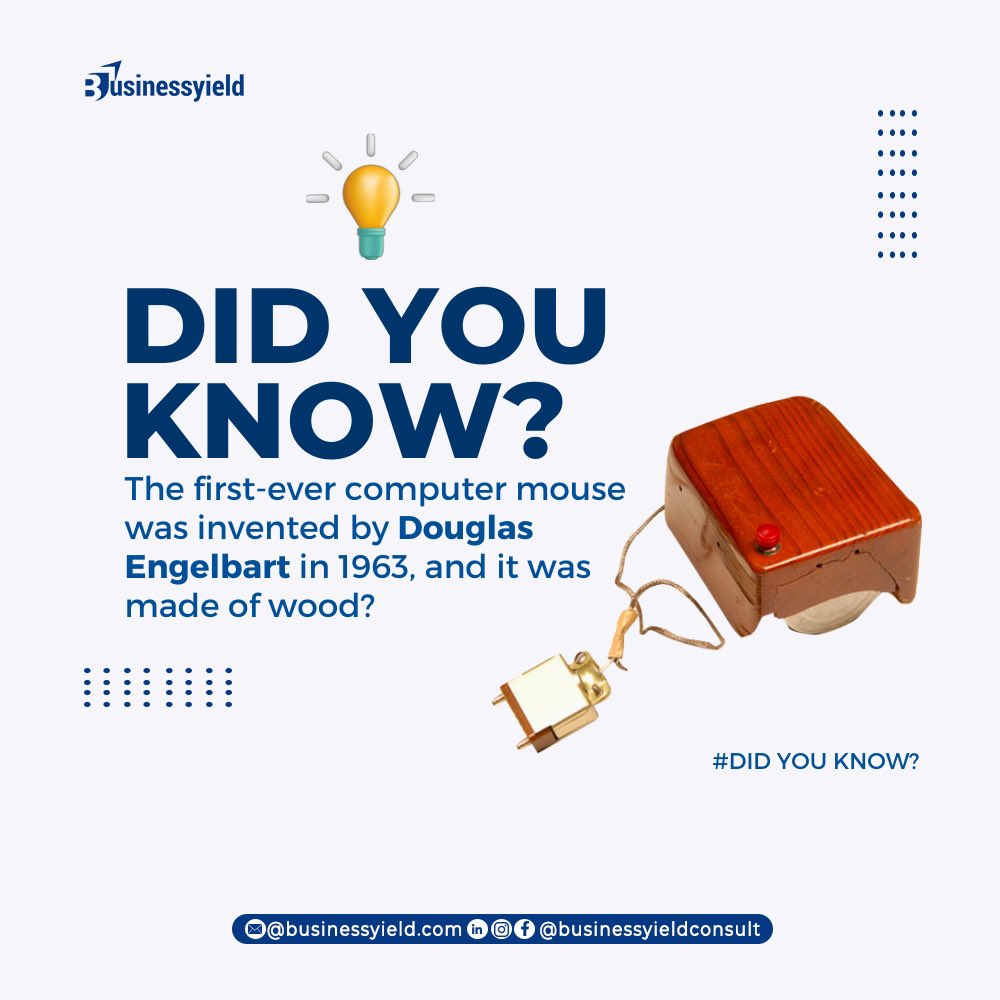 The computer mouse has become an essential tool for navigating our digital world, and it all started with a simple wooden prototype. 

Innovation can come from anywhere - even a block of wood! 

#Innovation #TechnologyHistory #Computers #consultingfirm #ENHYPEN #ViratKohli𓃵 #