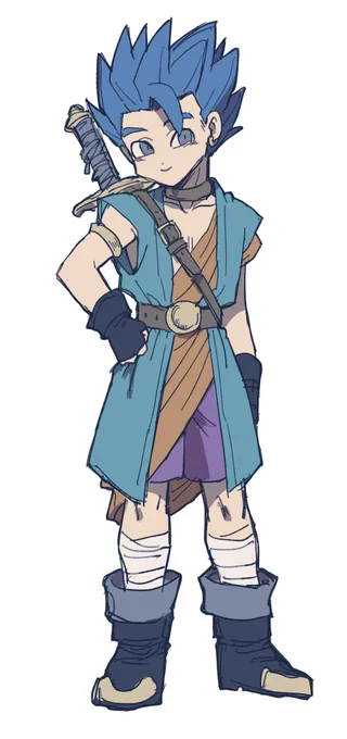 DQ6主人公のキャラデザ最高  あまりに推し
