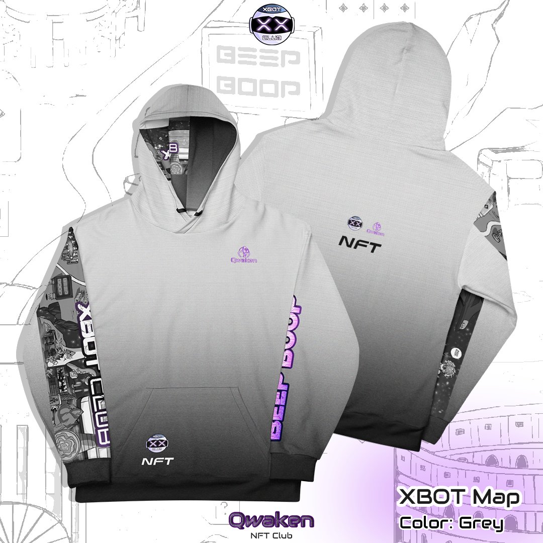 QWKstudio's tweet photo. The new release of #phygital cool hoodies in collab with @XBOTCLUB is now available for order in the members section of https://t.co/SbzIJ1ve0X! 🥳️
Sign up and choose between the #classichoodie, the #windbreaker or the #cooljacket in 3 different designs and 7 different colors!
#BEEPBOOP #QFam! Get your #NFT here https://t.co/v8EtyuNqjW
The #Fashion #Revolution has just began!
#Qwaken #BrandoftheBraves proudly built on the #XRPL.