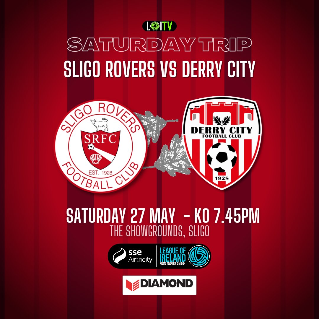 derrycityfc's tweet photo. A Trip to Sligo Up Next 🚍

🎟️ Away tickets available at the link below. Limited to two per transaction.
https://t.co/851tn63nyq https://t.co/Pn43vtLsaq