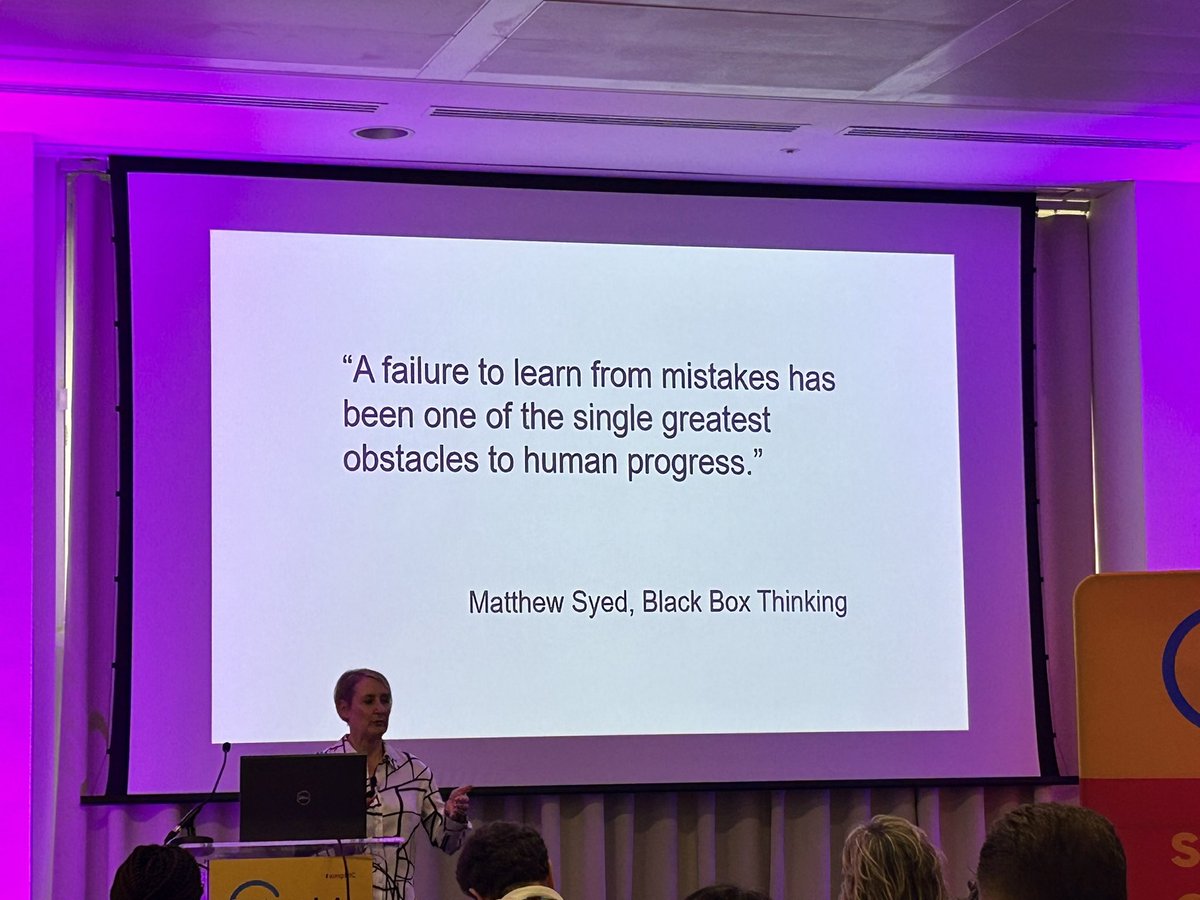 This! “Research shows that people hate admitting they’ve made a mistake more than making the actual mistake…” - <a href="/nicolebearne/">Nicole Bearne</a> 

Creating an environment where it’s safe to practice #growthmindset thinking is pivotal for progress. #simplyIC