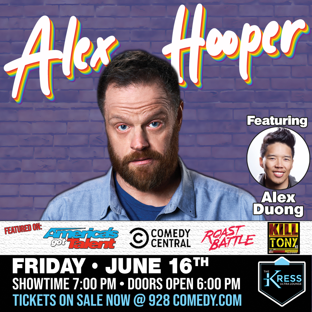 928Comedy's tweet photo. Can't wait for @HooperHairPuff to headline the next @928Comedy show at @thekressyuma on June 16th! #YumaAZ #Yuma #ThingsToDoInYuma https://t.co/SXlxCcpNV8