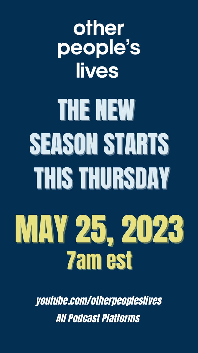 5.25.23. We’re back with all new episodes.