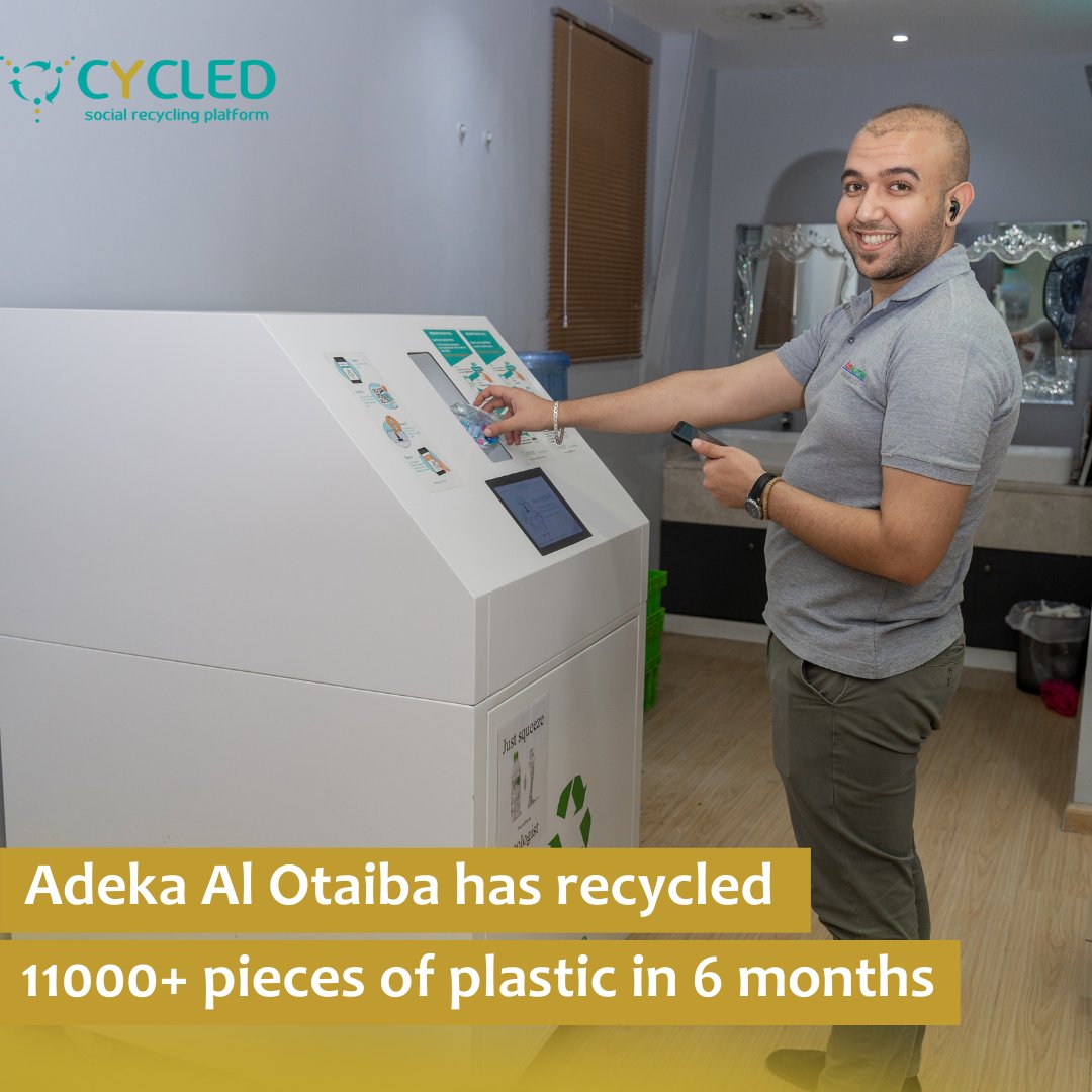 cycledtech's tweet image. Adeka has recycled a remarkable 188kg of plastics with the Cycled SmartBin. That's over 11,000+ plastics and cans in just 6 months! 🙌

Let's applaud their dedication to sustainability and be inspired to become recycling champions and make a significant impact on our planet! ♻️💚