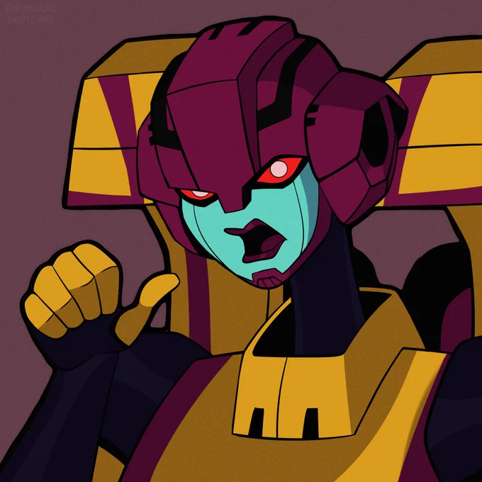 Decided to recreate and complete a sketch of TFA Arcee done by DJW that was recently dug up and shown thanks to . Also added in other variants cause why not.   #Transformers