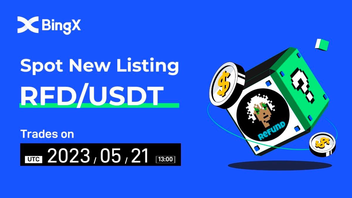 🧨Prima mondiale🎉
 $RFD viene elencato su #BingX!
 🙌Coppia: RFD/USDTT
valutazione: 13:00 (UTC) del 21 maggio 2023
Fai trading ora ‼️ : bingx.com/en-us/spot/RFD…