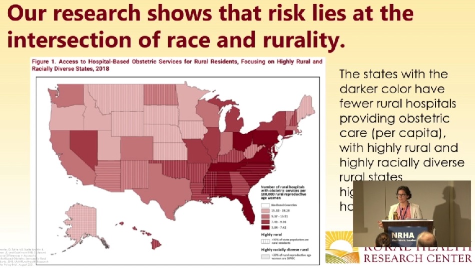National Rural Health Association (@ruralhealth) on Twitter photo At NRHA's Annual #RuralHealth Conference, <a href="/katybkoz/">Katy Backes Kozhimannil, PhD, MPA</a> of <a href="/UMNRHRC/">U of MN Rural Health</a> discussed ways to prevent rural maternal morbidity and mortality. "Hopefully in having these conversations, our rural birthing people and families...will not have to be so resilient all the time anymore." #NRHASD23 At NRHA's Annual #RuralHealth Conference, <a href="/katybkoz/">Katy Backes Kozhimannil, PhD, MPA</a> of <a href="/UMNRHRC/">U of MN Rural Health</a> discussed ways to prevent rural maternal morbidity and mortality. "Hopefully in having these conversations, our rural birthing people and families...will not have to be so resilient all the time anymore." #NRHASD23
