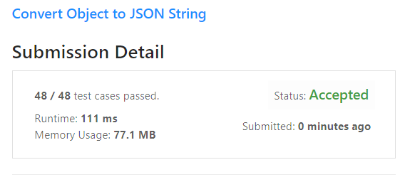 iamharmeet's tweet photo. Day 1⃣6⃣ , 1⃣7⃣ & 1⃣8⃣ of LeetCode 30-day JavaScript Challenge:
✅Solved 3 @LeetCode problems-JSON Deep Equal, Throttle, Convert Object to JSON String.
#LeetCodeJSChallenge https://t.co/3lwDxUM9Mc