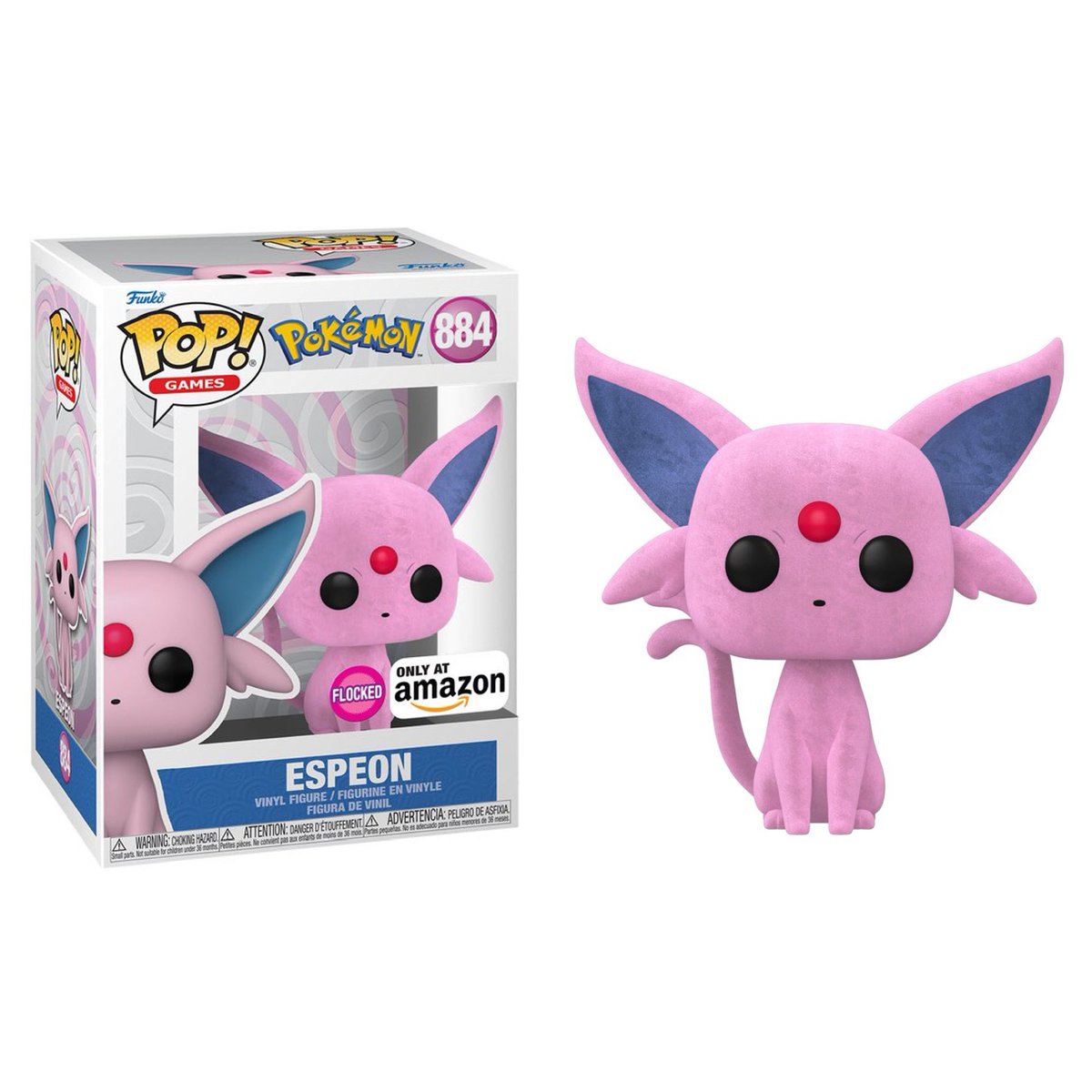 OfficialPokePOP's tweet photo. Amazon Exclusive Flocked Espeon coming soon! Most likely sometime today. https://t.co/AzvijIHSey