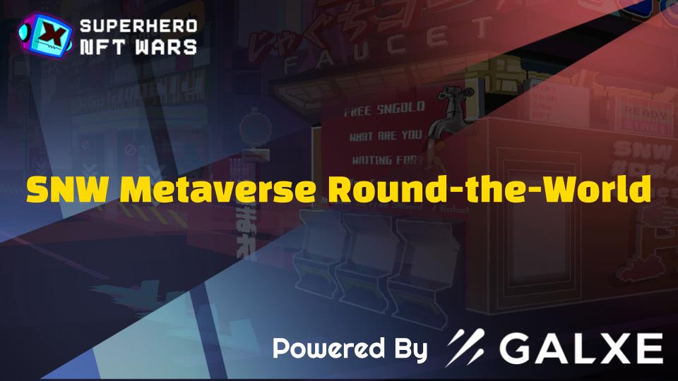 1/5🚀 Exciting #News!

Join the #SNW #Metaverse Round-the-World Powered by @Galxe @GalxeCampaigns.

Embark on an #web3 adventure through our metaverse, completing tasks and earning rewards.

Here’s what you need to know 🧵