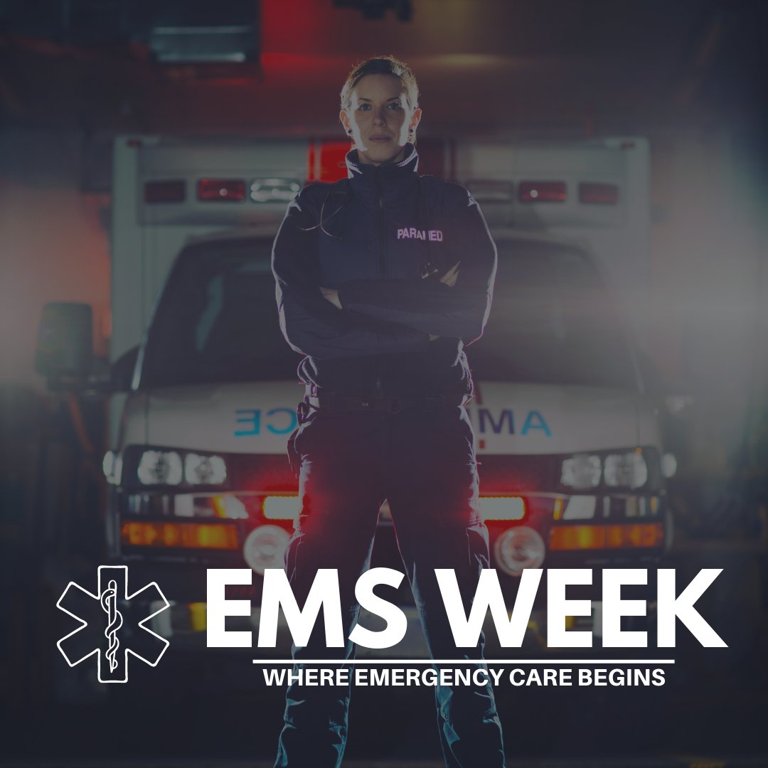 OnondagaEM's tweet photo. Happy National EMS Week! As we begin National EMS Week, we extend our sincere gratitude to the exceptional EMS professionals of Onondaga County and beyond. Your unwavering dedication to saving lives and delivering compassionate care is exemplary. Thank you for all that you do! https://t.co/yZ3deifjBq