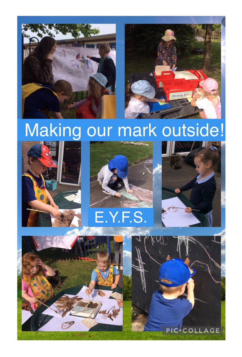 MissBurnsBVP's tweet photo. We have been enjoying making our mark outside in EYFS @BelleValeSchool @MissNelsonBVP @MissABurnsBVP #MissGray https://t.co/Bi3gOAevVE