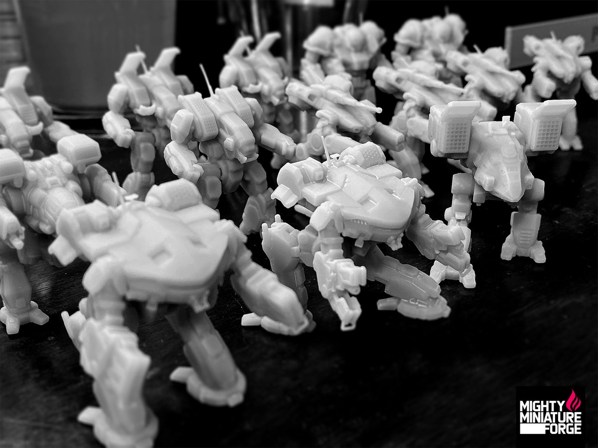 3D Printing a lot lately! Anyone need any Mechs for playing?

Etsy Store: etsy.com/shop/MightyMin…

#battletech #battletechminiatures #battletechgame #miniatures #3dprinting