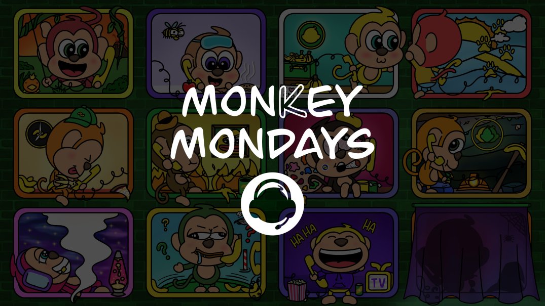 Just started:  Join us in the stage discord channel for #MonKeyMondays where we share updates, play games, highlight achievements, and promote things you're working on in the monKeysphere. As always, freebies galore!
chat.cryptomonkeys.cc
#NFTGiveaways $BAN #Banano <a href="/bananocoin/">BANANO</a>